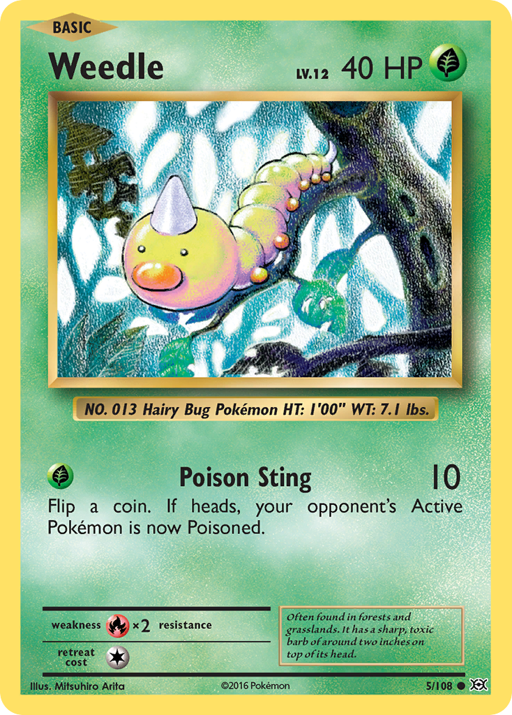 Weedle card