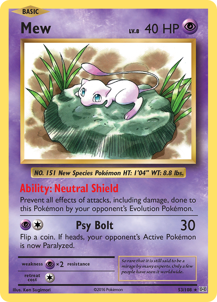 Mew card