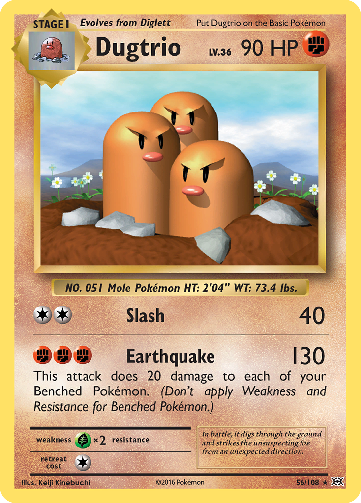 Dugtrio card