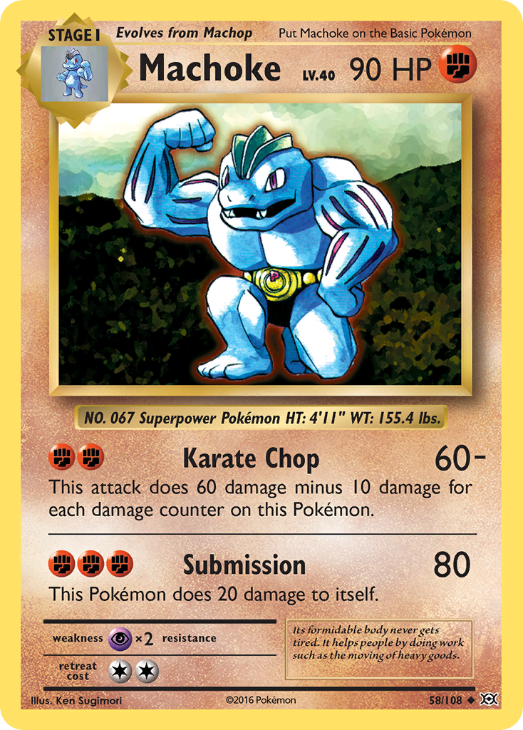 Machoke card