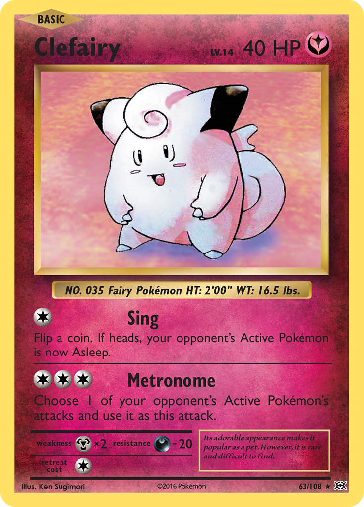 Clefairy card