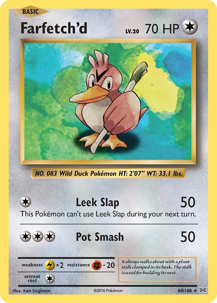 Farfetch'd card