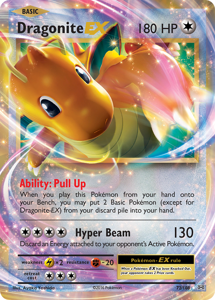 Dragonite EX card