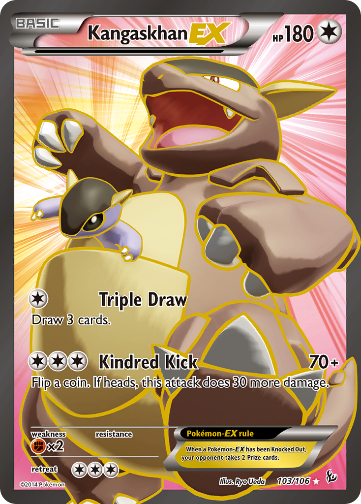 Kangaskhan EX card