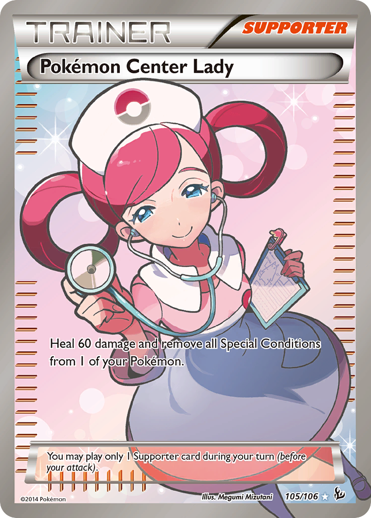 Pokémon Center Lady card