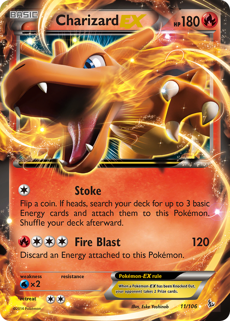 Charizard EX card