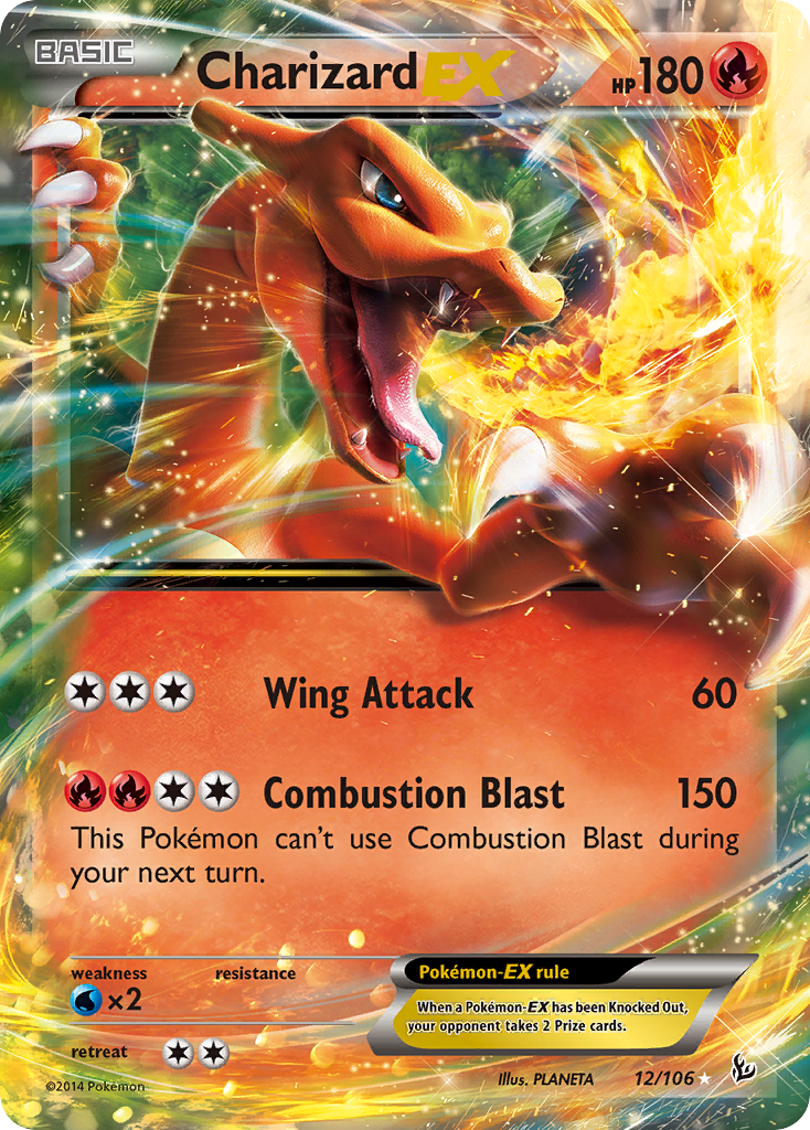 Charizard EX card