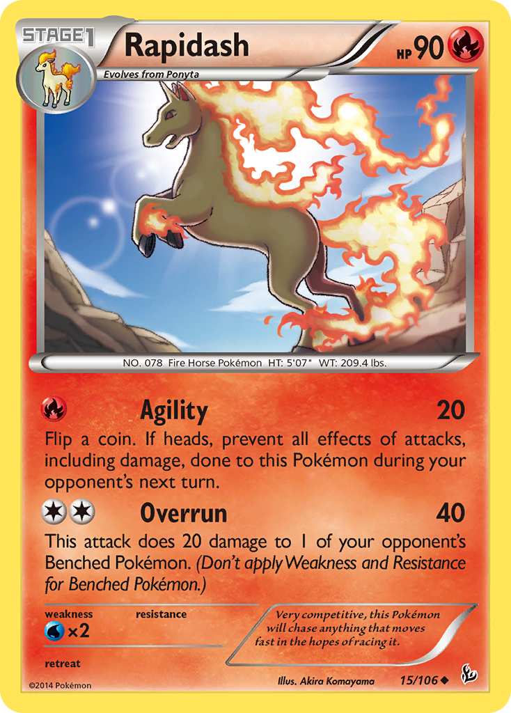 Rapidash card