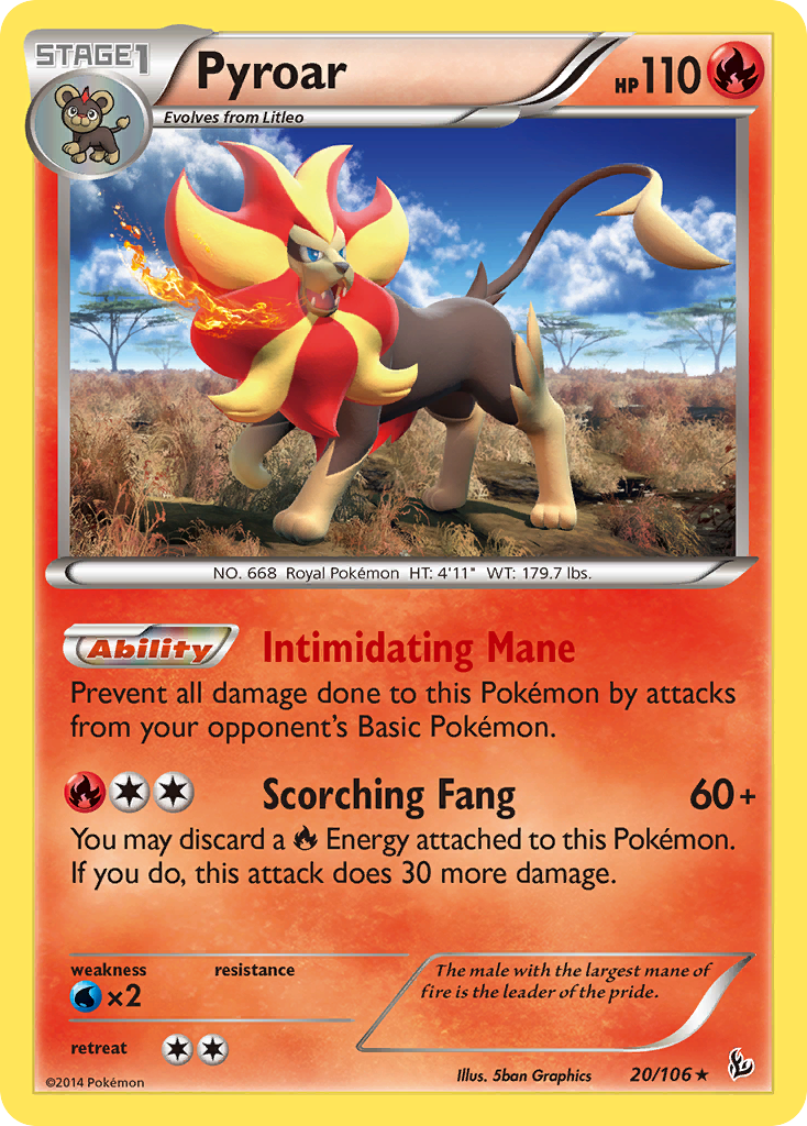 Pyroar card