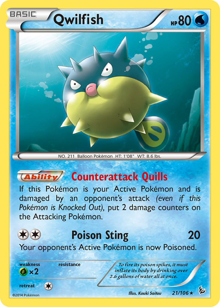 Qwilfish card