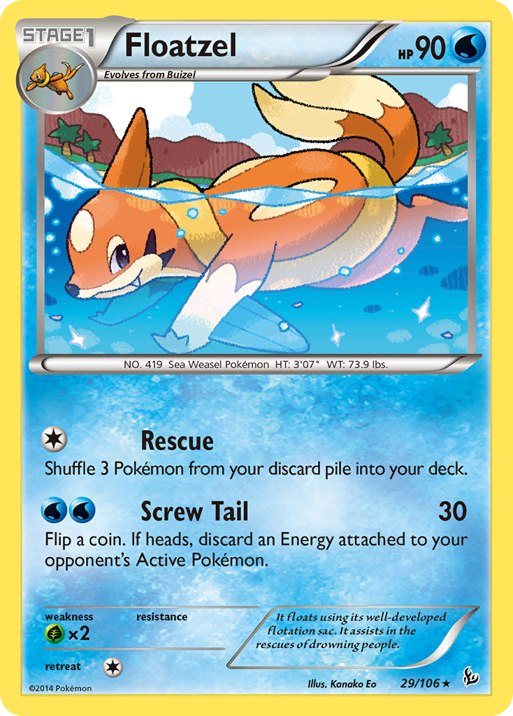 Floatzel card