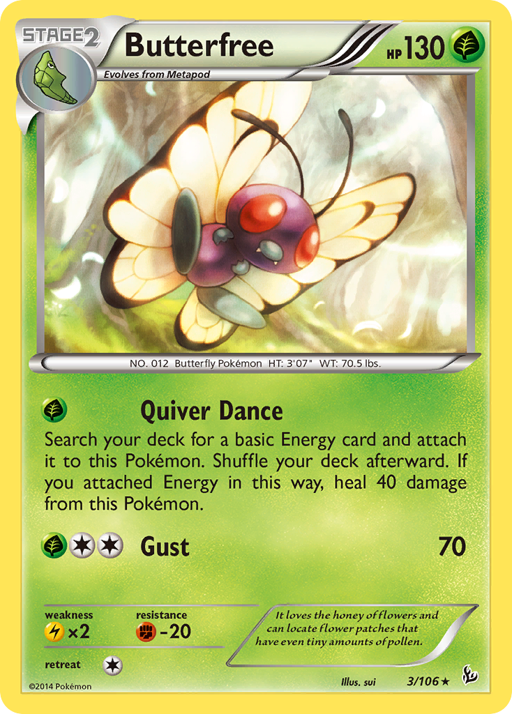 Butterfree card