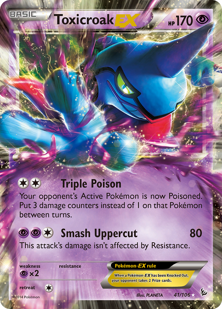 Toxicroak EX card