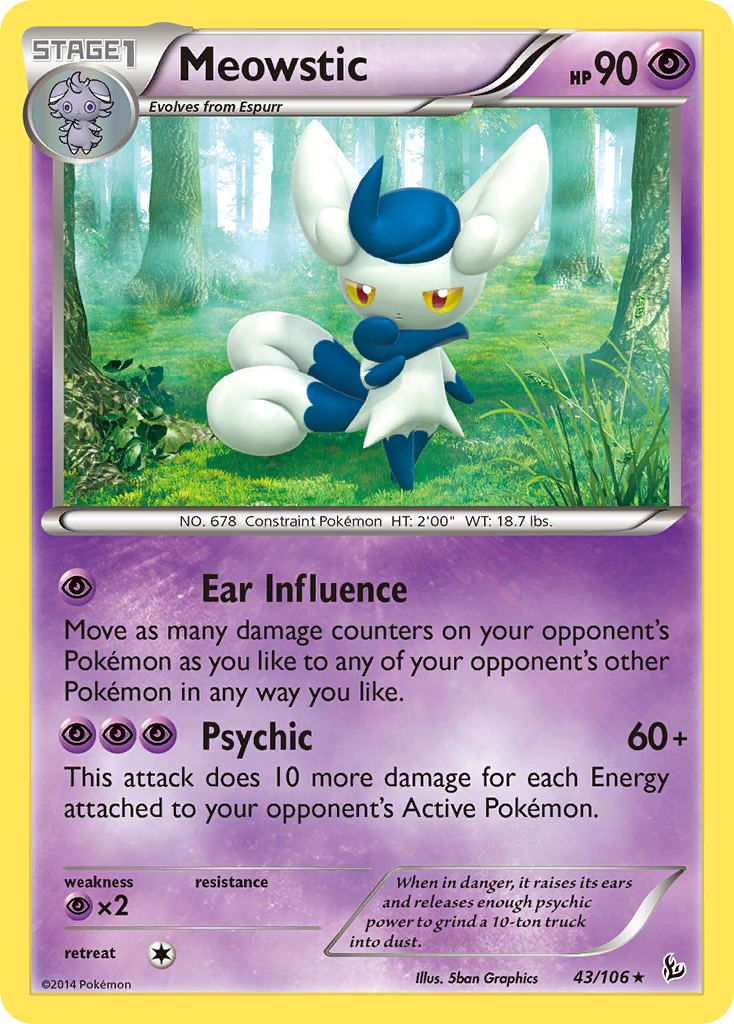 Meowstic card