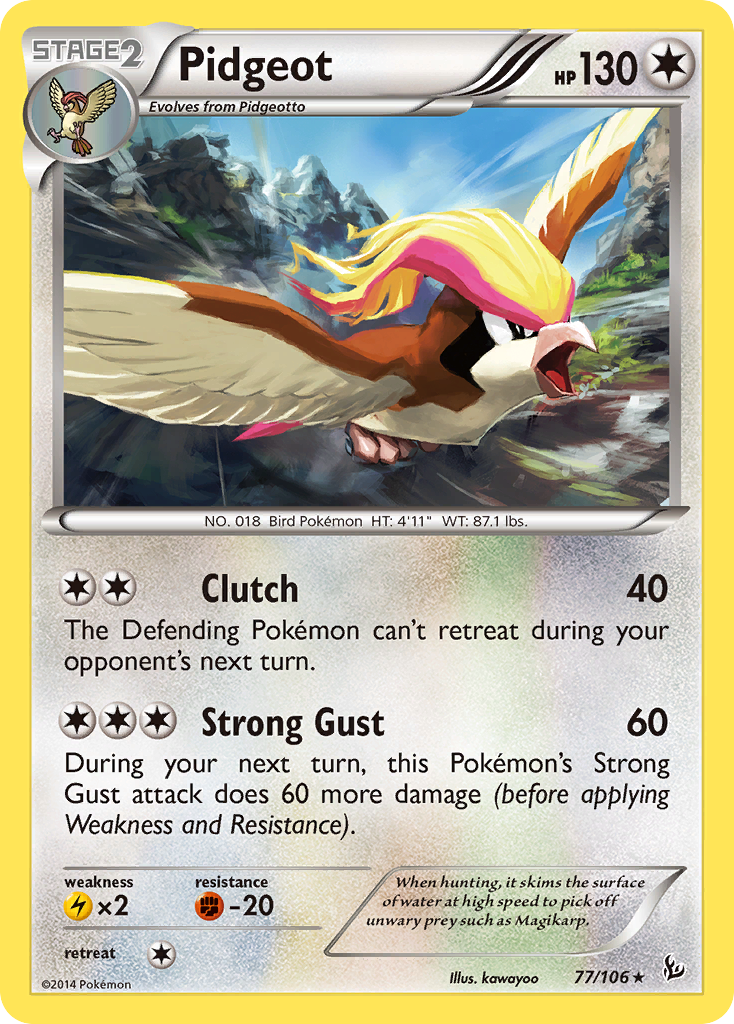 Pidgeot card