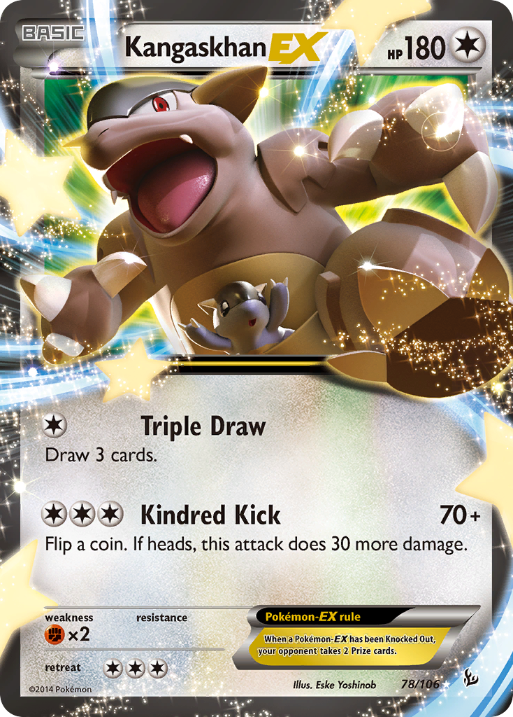 Kangaskhan EX card