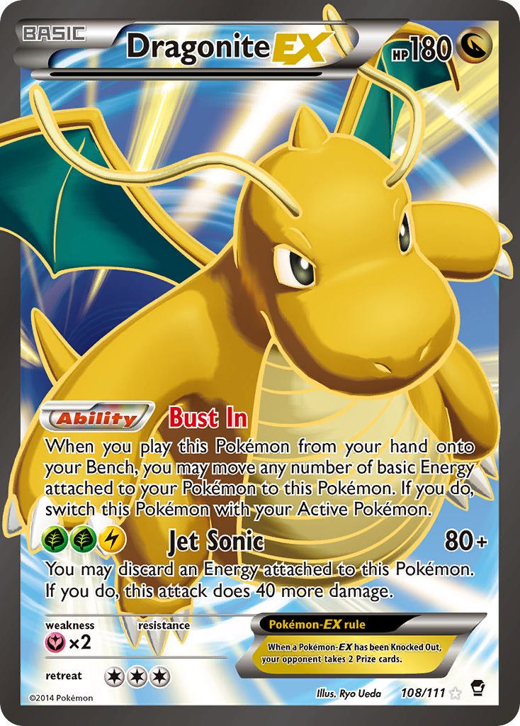 Dragonite EX card