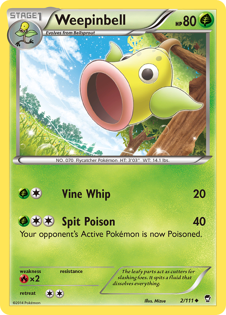 Weepinbell card