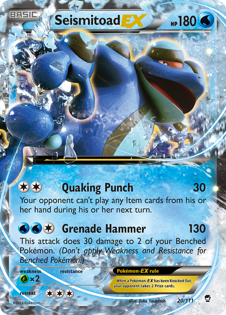 Seismitoad EX card