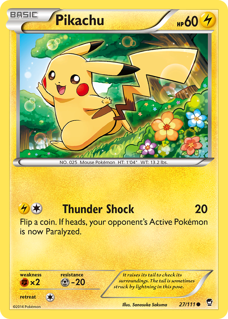 Pikachu card