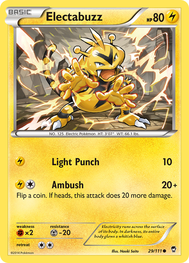 Electabuzz card