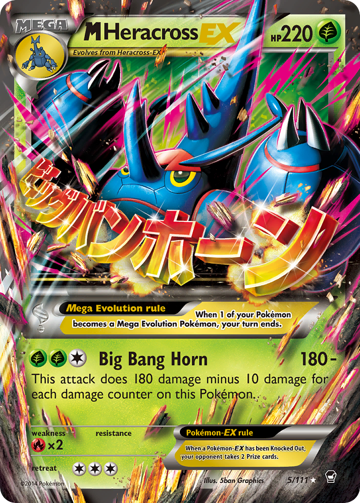 M Heracross EX card