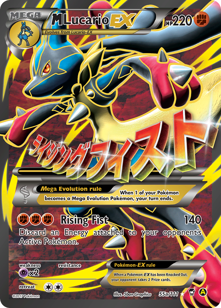 M Lucario EX card