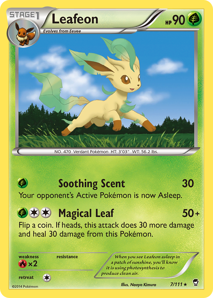 Leafeon card