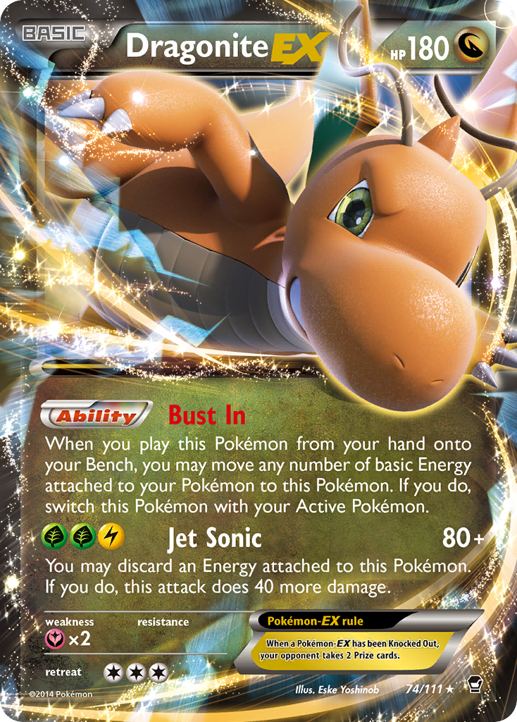 Dragonite EX card