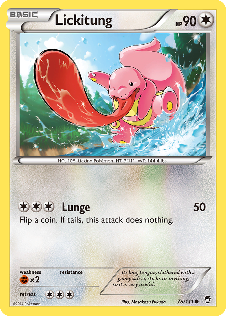 Lickitung card