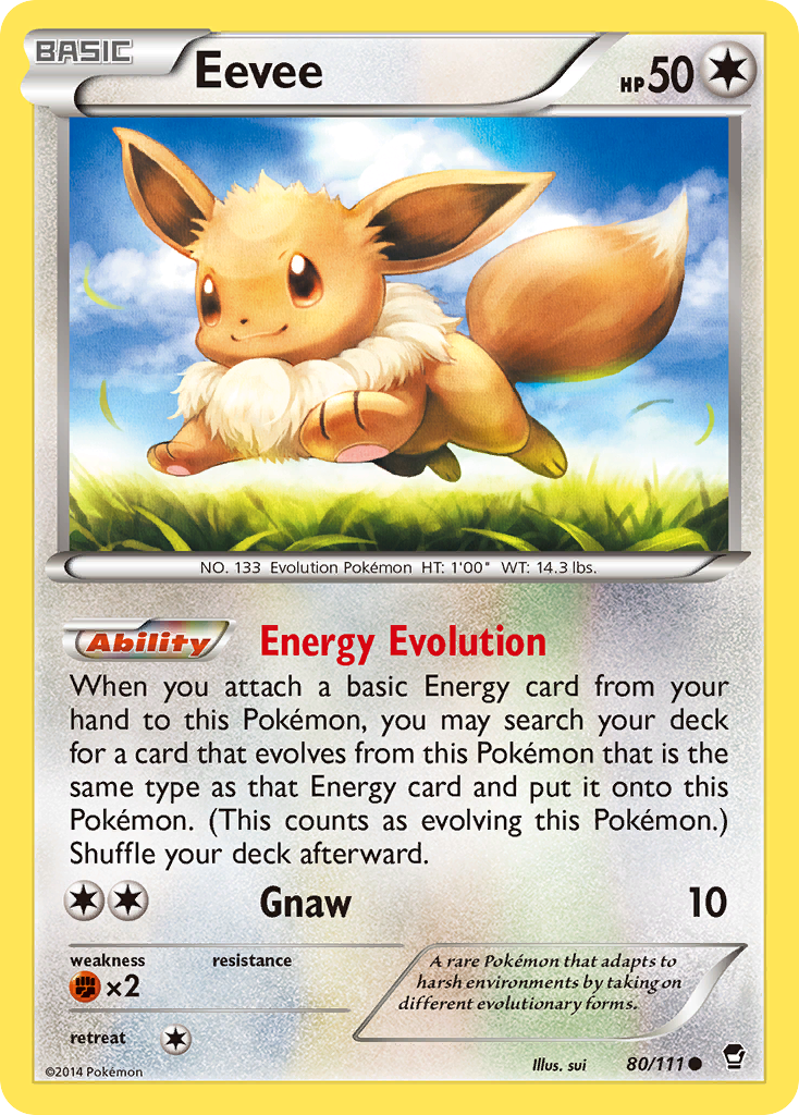 Eevee card