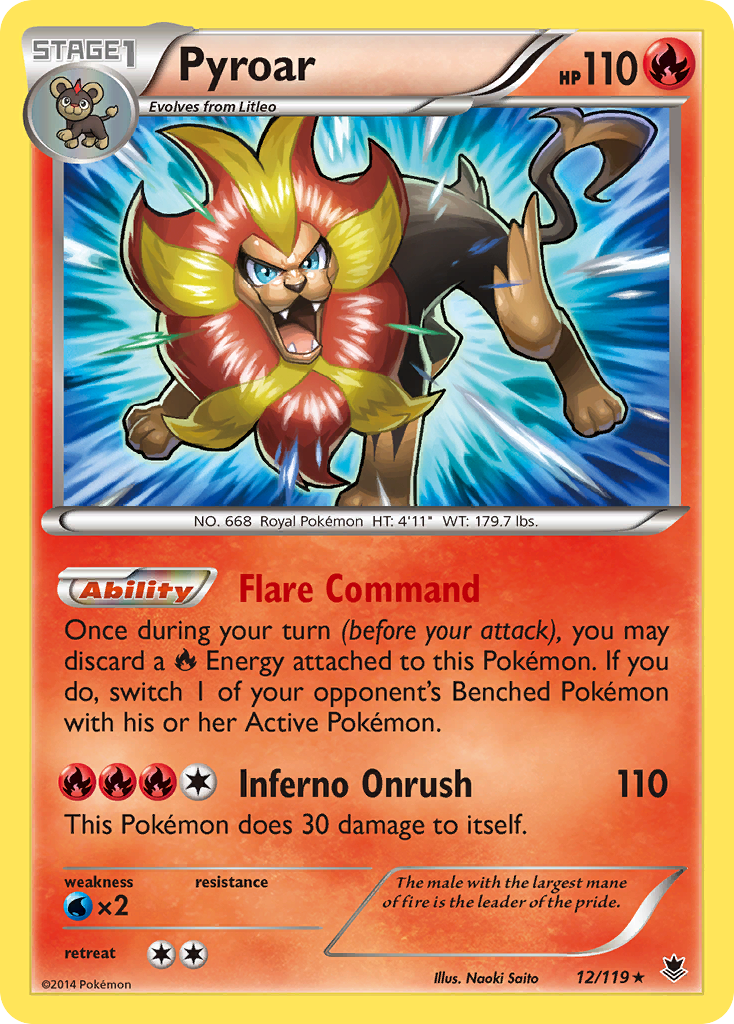 Pyroar card