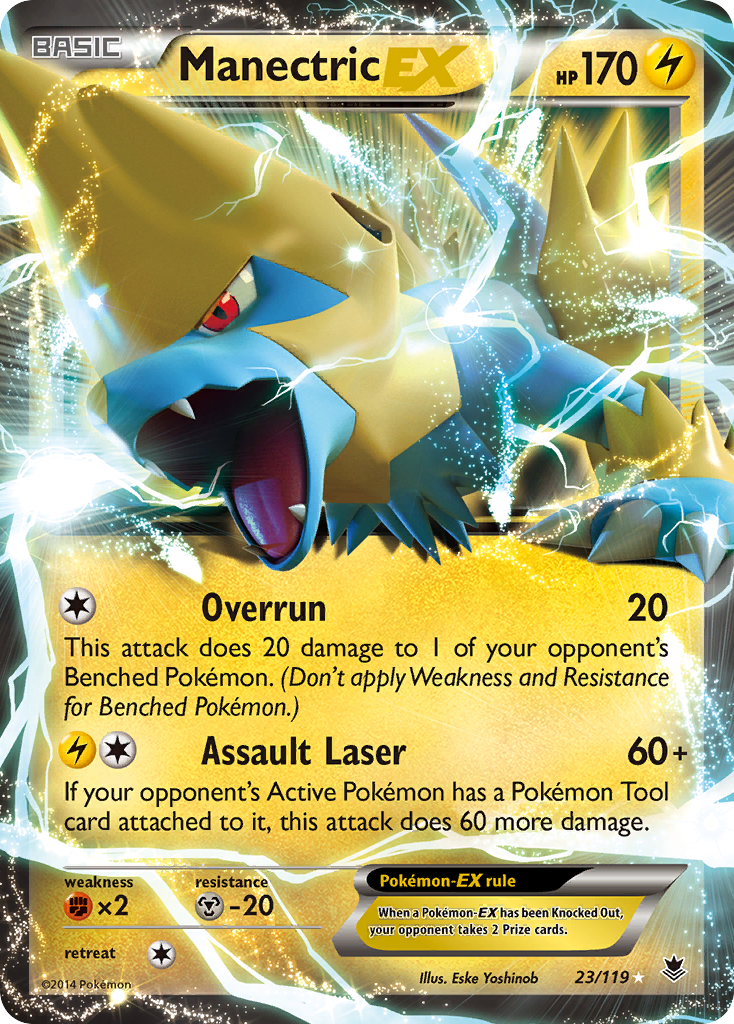 Manectric EX card