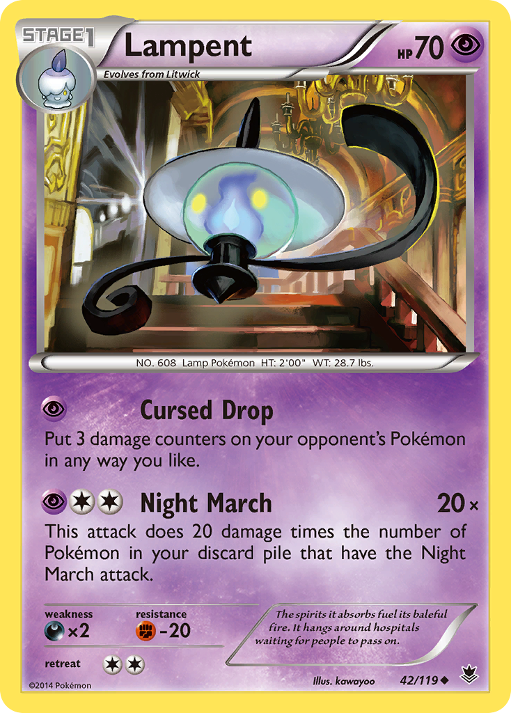 Lampent card