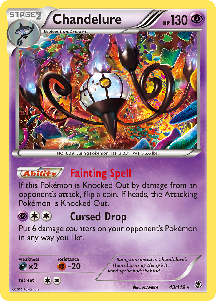 Chandelure card