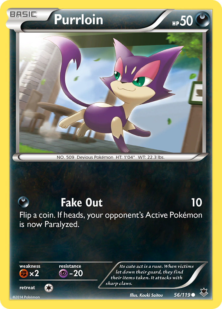 Purrloin card