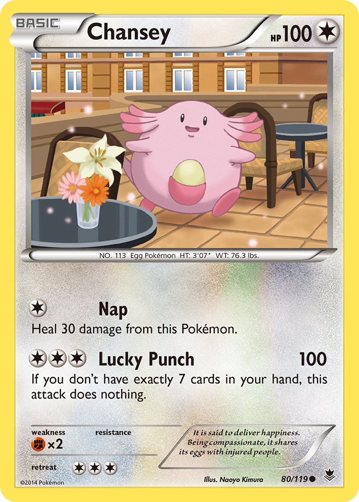 Chansey card