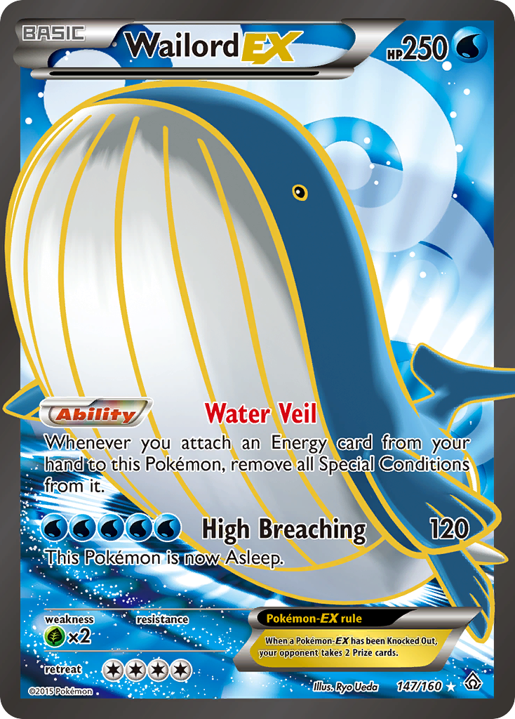 Wailord EX card