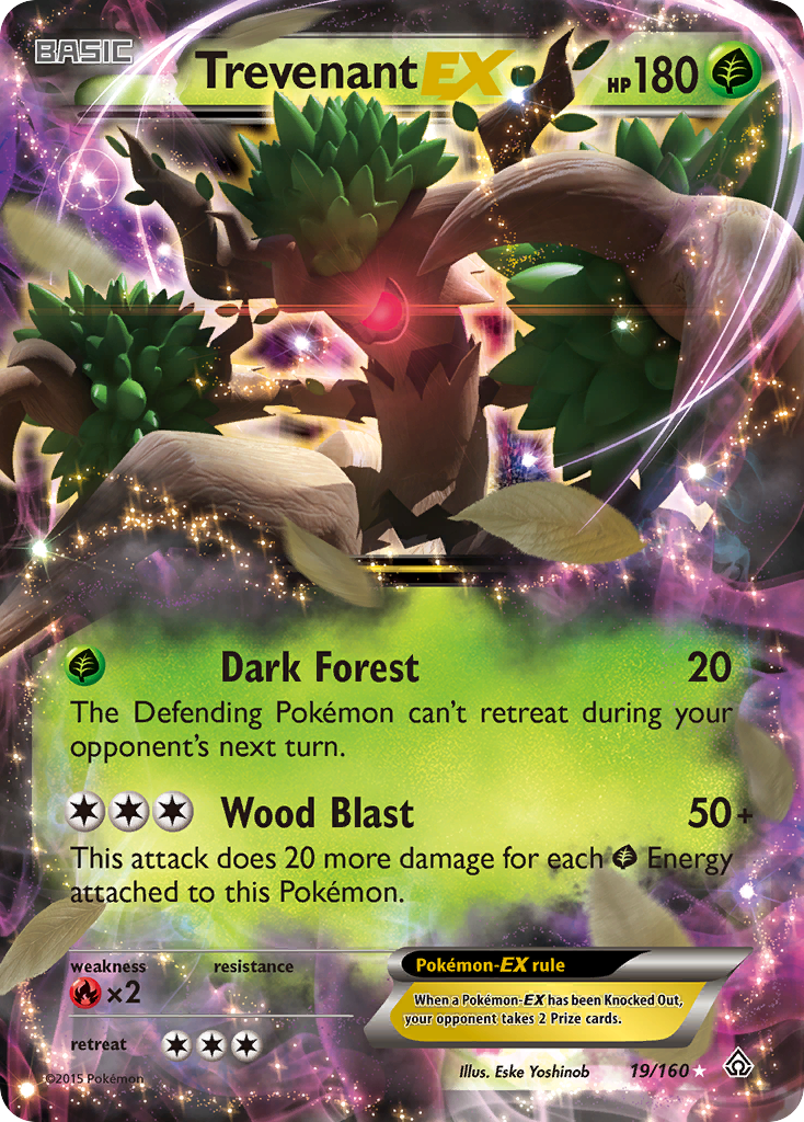 Trevenant EX card