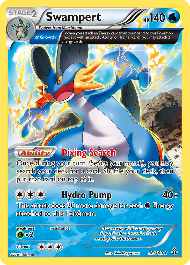 Swampert card