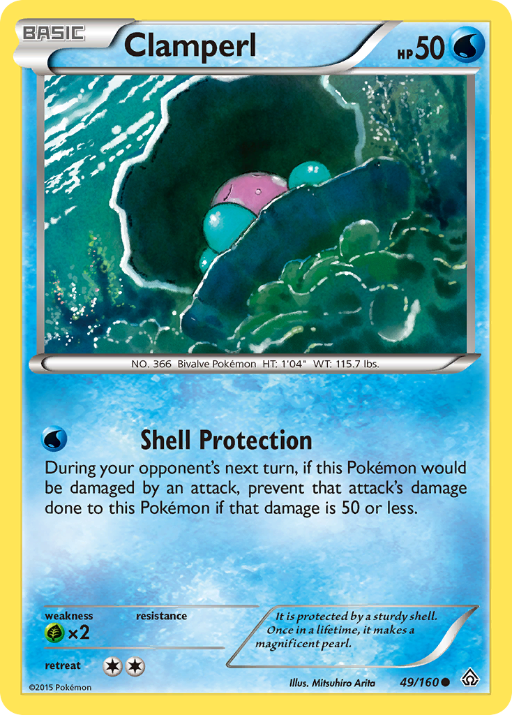 Clamperl card