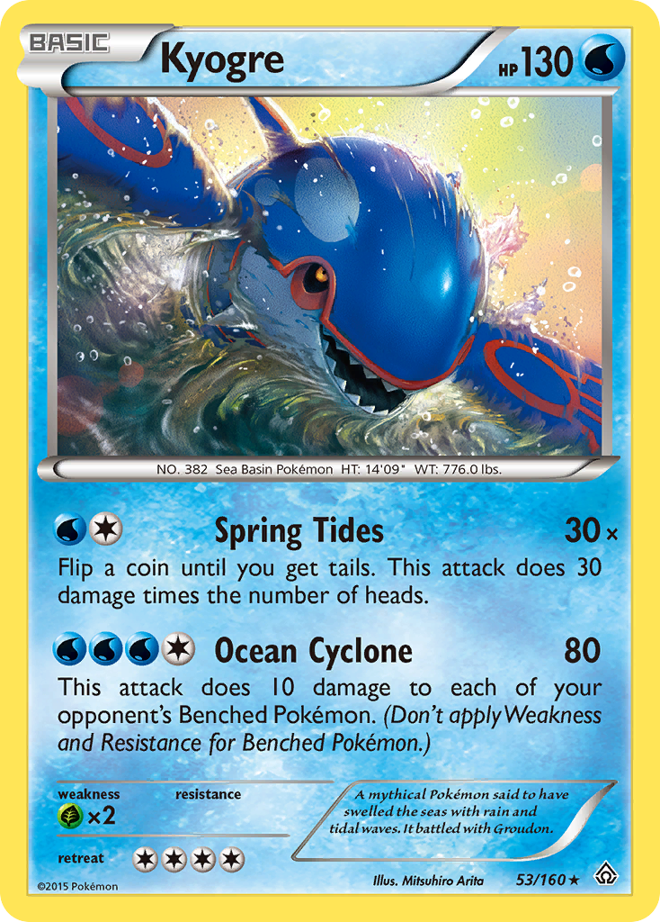 Kyogre card