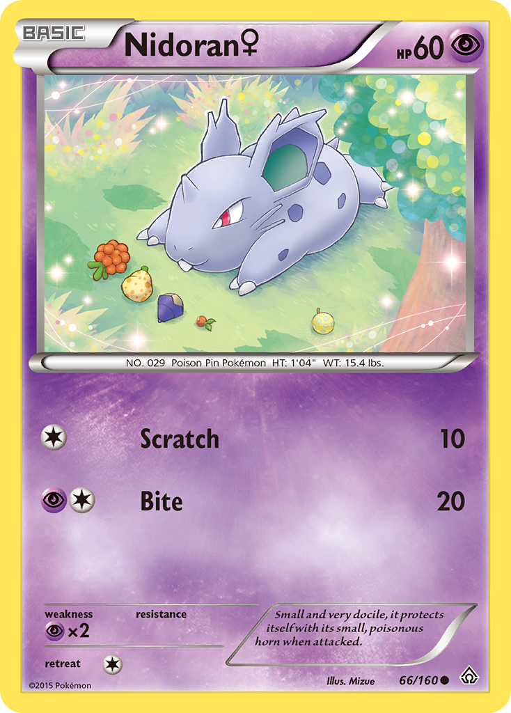 Nidoran ♀ card