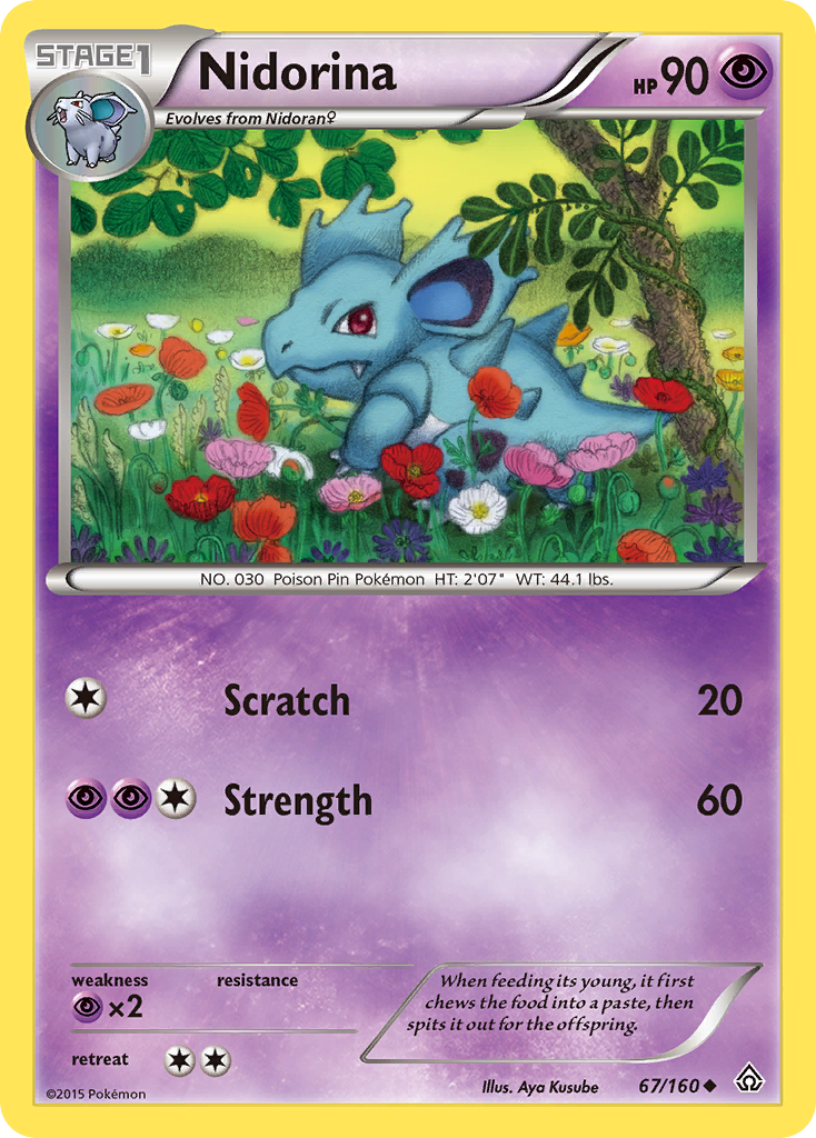 Nidorina card