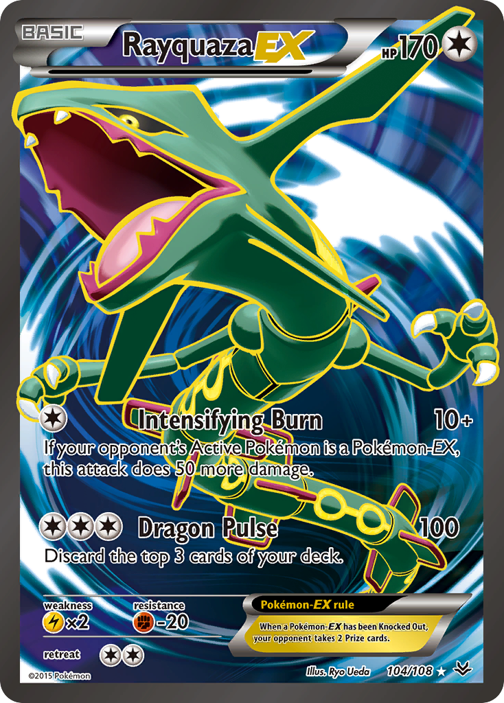 Rayquaza EX card