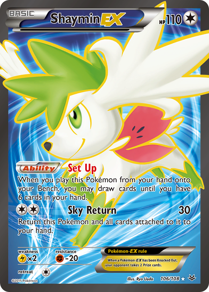 Shaymin EX card