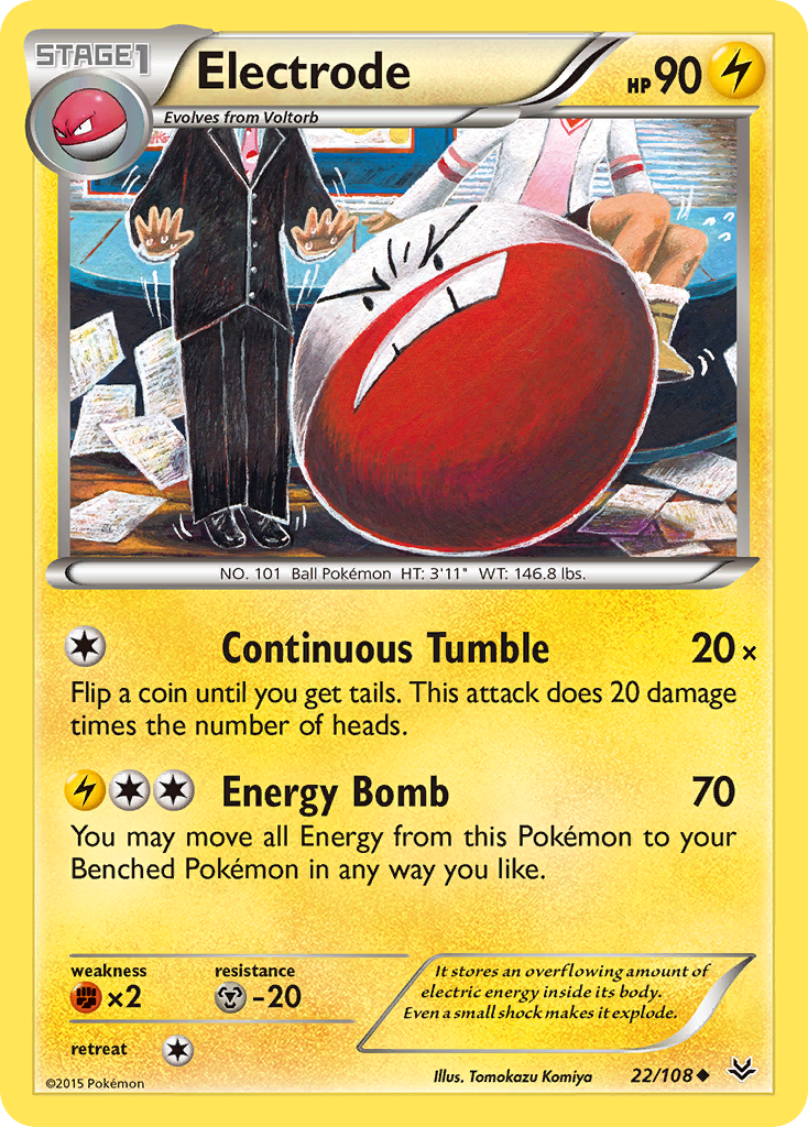 Electrode card