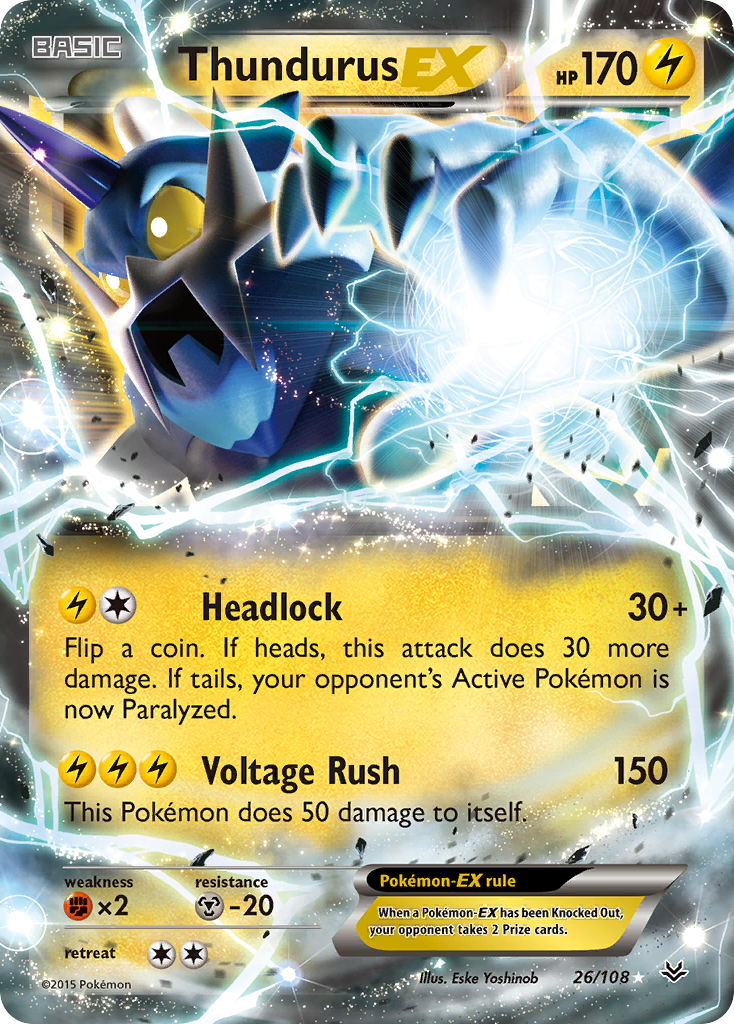 Thundurus EX card