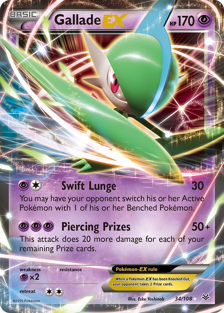 Gallade EX card