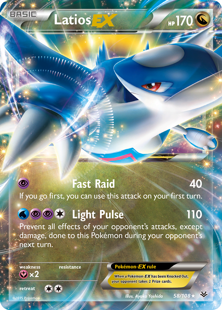 Latios EX card